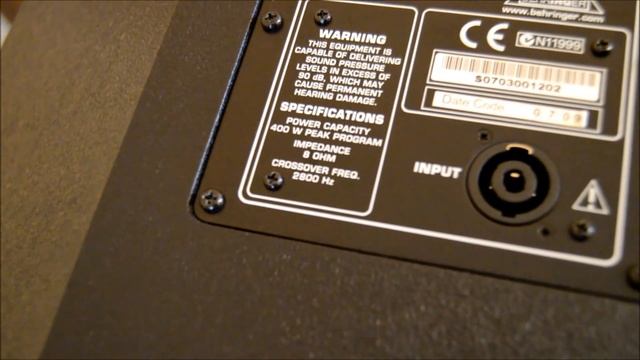 Behringer Eurolive E1520, E1800X. Professional audio system. Что внури? смотреть онлайн