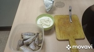Минтай в сметанно-майонезном соусе в микроволновке