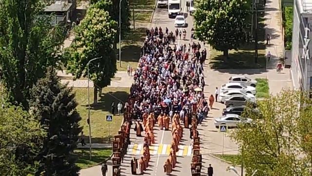 06.05.23г.Георгиевск. Крестный ход . День Святого Великомученика Георгия Победоносца. смотреть онлайн