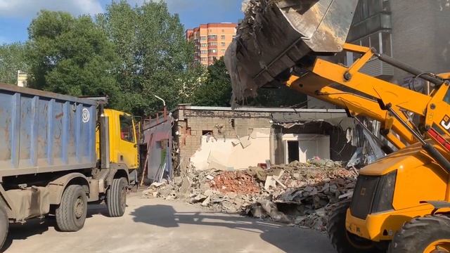 Демонтаж магазина | незаконная постройка