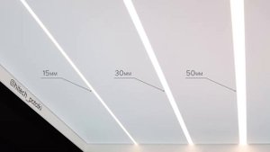 Световые линии в натяжном потолке. Лучшие решения 2020