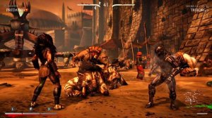 Mortal Kombat X - Predator VS Triborg Gameplay