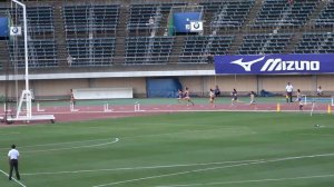 2018works team vs student Meet Women's400mH Sayaka AOKI57.55 青木沙弥佳 梅原紗月比嘉和希