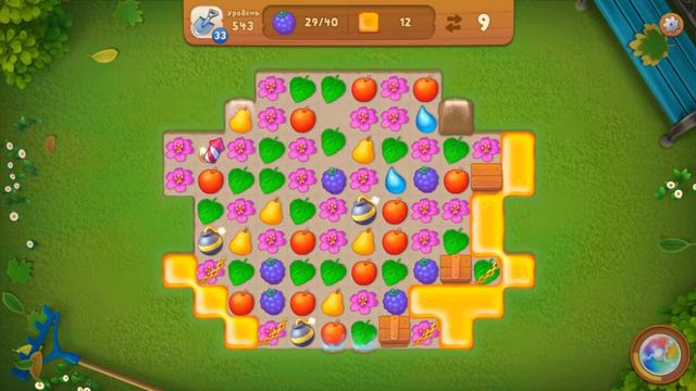 GardenScapes Level 543 Walkthrough
