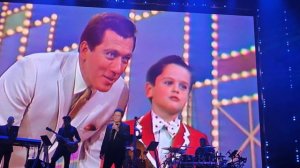 #donnyosmond "Moon River" duet with Andy Williams, amazing technology very touching Donny Osmond ❤️