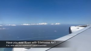 Edelweiss Air | Business Class from the Maldives to Zurich | Airbus A340