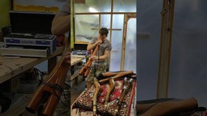 Манок труба для рева на изюбря, марала новинки с пищиком закрытого типа из текстолита на резьбе.