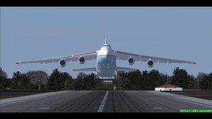 [FS2004] Antonov An-124 ''Ruslan'' training flight