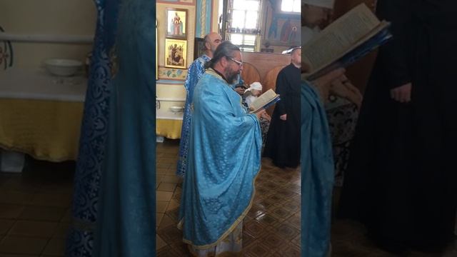 25.07.2021 Молебен перед иконой Божией Матери «Троеручица» смотреть онлайн