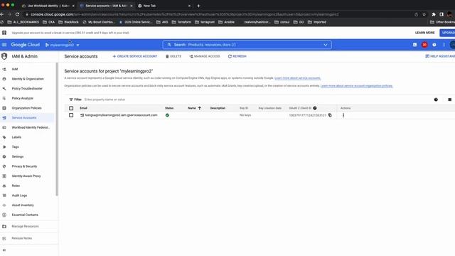 GKE Workload Identity between two projects смотреть онлайн