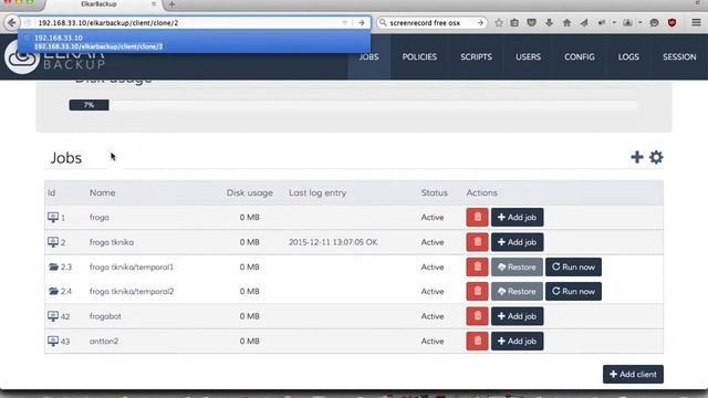 elkarbackup clone client cloner смотреть онлайн