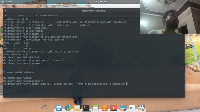 44. Kubernetes (In Hindi): Create Config Map from files смотреть онлайн