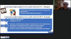 Последовательность формирования орфографического действия в курсе русского языка для начальной школ