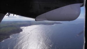 Isles of Scilly Skybus DHC6-300 Twin Otter Lands End to St Mary's Airport (Isles of Scilly)