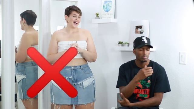 BOYFRIEND GUESSES MY FASHION NOVA FAVORITES! смотреть онлайн