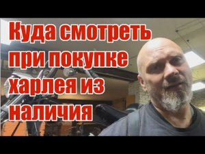 Куда смотреть при покупке харлея из наличия?