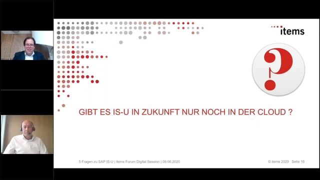 items Forum - SE7 - 5 Fragen der Branche an SAP/ISU смотреть онлайн