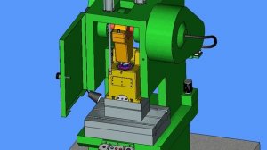 Анимация работы пресса КД2128Б