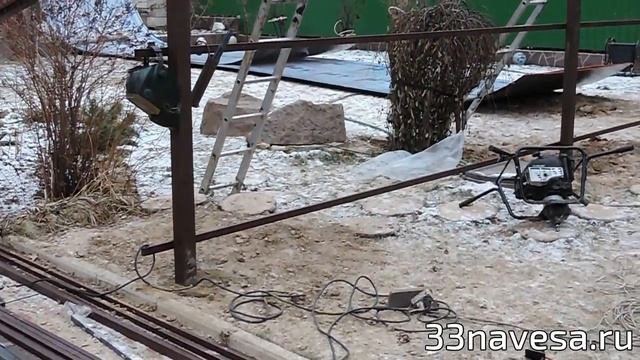 Навес из поликарбоната, пошаговая установка