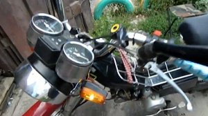 Led поворотники из ДХО на мопед дельта