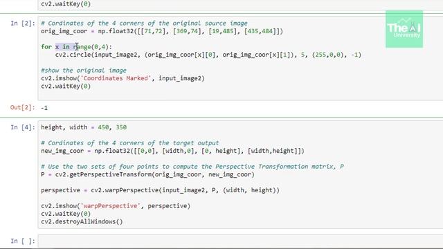 Perspective Transformation using Python OpenCV | How Document Scanners Convert Tilted Images