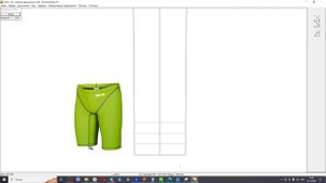 Построение гидрошорт из бифлекса для плавания в программе Grafis