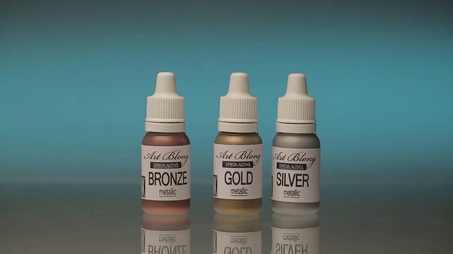 Gold Silver Bronze Alcohol INK смотреть онлайн