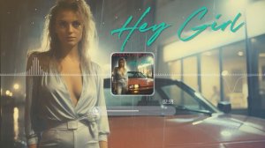 Mirko Hirsch - Hey Girl (Extended Version) - Official Lyrics Visualizer Clip - New Italo Disco 2023