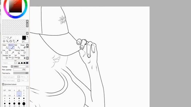 Пытаюсь рисовать в Paint tool SAI смотреть онлайн