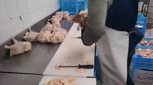 обвалка курицы