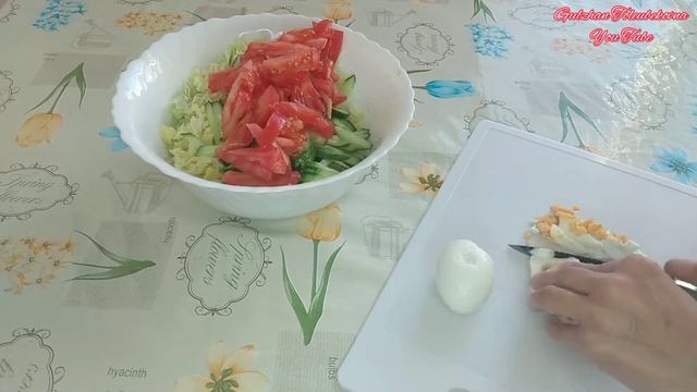 Очень нежный и вкусный салат! Салат с пекинской капустой.