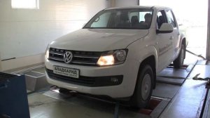 Замер мощности после чип тюнинга VW Amarok 2,0BiTDI