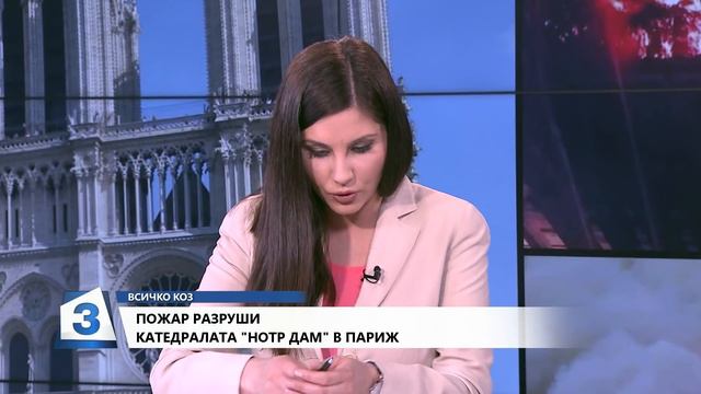 Всичко коз на 16.04.2019 - Пожар разруши катедралата Нотр дам в Париж смотреть онлайн