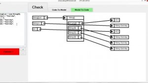 Model-to-Code (code execution visualizer)