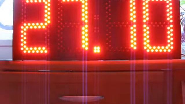 Электронные часы 250х600мм смотреть онлайн