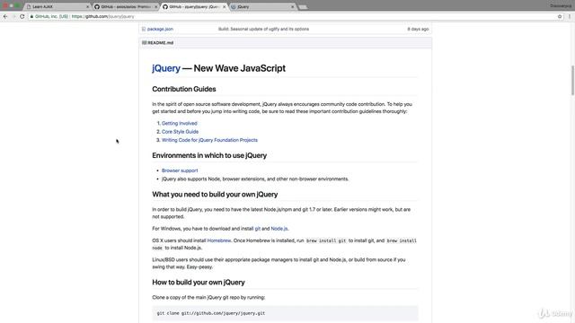 JSON+AJAX+API 0501 Axios and jQuery Introduction смотреть онлайн