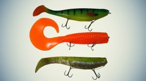 Оснащение крупных силиконовых приманок