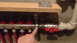 кательня, подключение теплого пола, тепловой насос воздух-вода Daikin Altherma 3 (9kW)