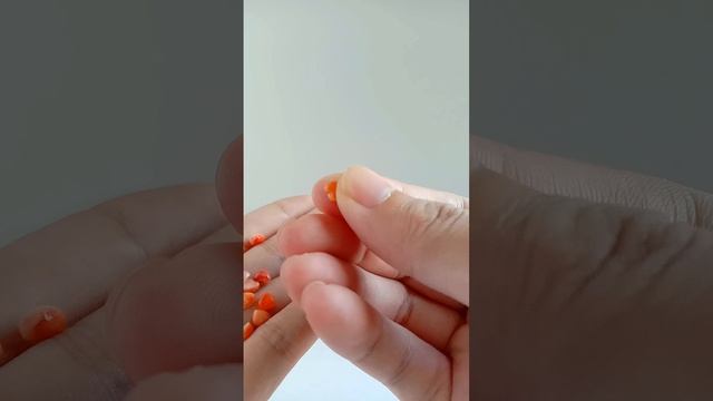 5mm heart-shape Orange spiny oyster Gemstone Cabochon  for Jewelry Making Fashion Design01