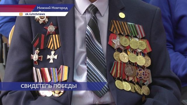 Участник Великой Отечественной войны Евгений Иванович Макаров провел урок мужества в школе №121
