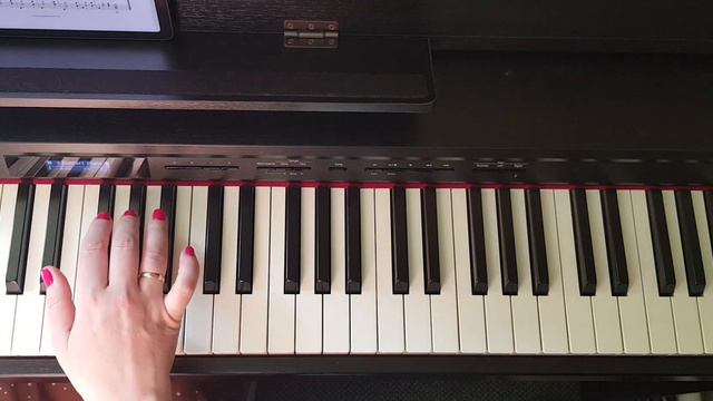 Written on the Sky - Max Richter  как играть правой рукой  медленный темп