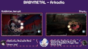 osu! | BABYMETAL - Arkadia | ItsWinter, kerupt vs Sh4rq_