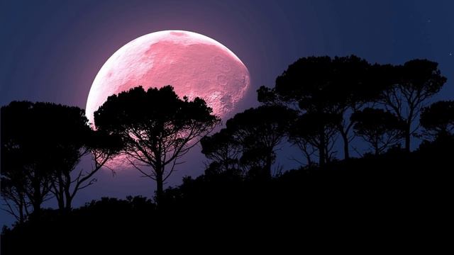 Pink Full Moon, Relaxing Music, Deep Meditation Music смотреть онлайн