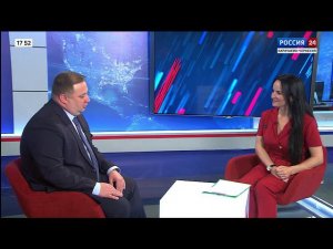 Интервью генерального директора курорта "Архыз" Романа Киранчука на ВГТРК Россия 24