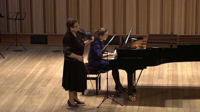 Моцарт. Соната ми минор для скрипки и фортепиано. Марченко Ольга Владимировна, Гражданова М.А. смотреть онлайн