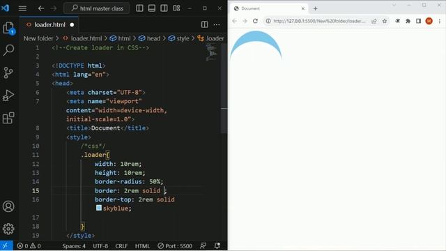 Create Stylish CSS Loader in seconds