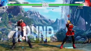 Street Fighter V Beta Online Match (Karin)