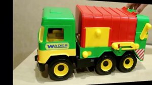 Машины помощники - машина и мусоровоз одни из них