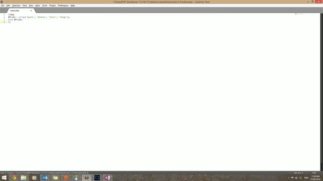 PHP 1.2 - Variables, arrays and constants