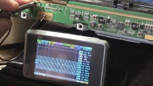 LCD ТВ двоится изображение 2 (TCON встроен в матрицу)